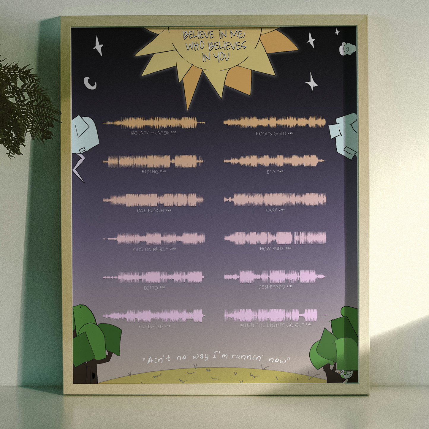 BELIEVE IN ME, WHO BELIEVES IN YOU